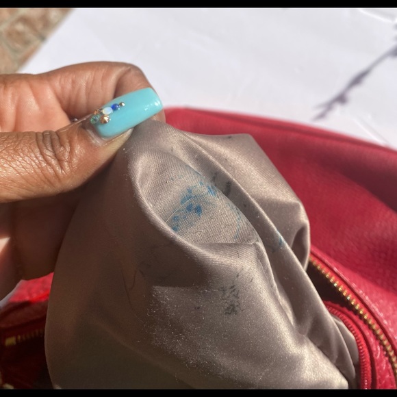 Cole Haan Rounded Hobo Caribbean, Leather, Red - Picture 13 of 16